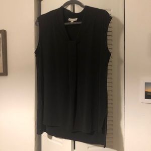 Sleeveless Black Top